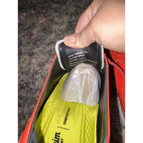 Florsheim Fuel Reflect‎ Neon Wingtip Oxford in Coral 12M Artsy Comfort Bright - Picture 7 of 8